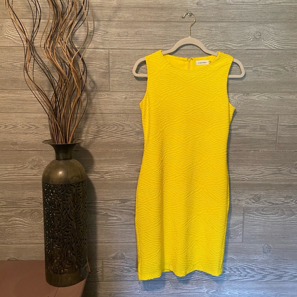 Gorgeous Yellow CalvinKlein Dress!